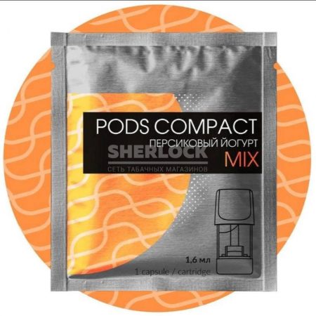 Капсула Pods Compact для Logic 1,5 % Персиковый йогурт микс