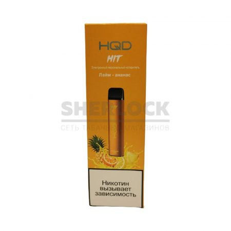 Электронная сигарета HQD HIT 1600 (Лайм-ананас)