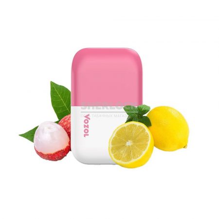 Электронная сигарета VOZOL D6 1000 (Ледяной личи-розовый лимонад)