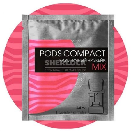 Капсула Pods Compact для Logic 1,5 % Клубничный чизкейк микс