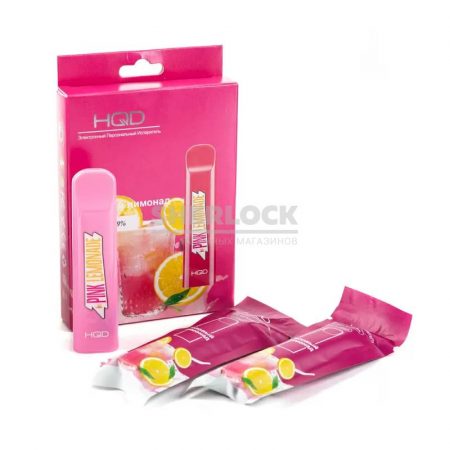 Электронная сигарета HQD CUVIE 300 (Розовый лимонад)