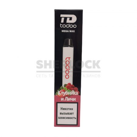 Электронная сигарета TODOO MEGA MAX 2500 (Клубника Личи)