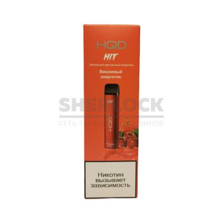 Электронная сигарета HQD HIT 1600 (Вишневый энергетик)