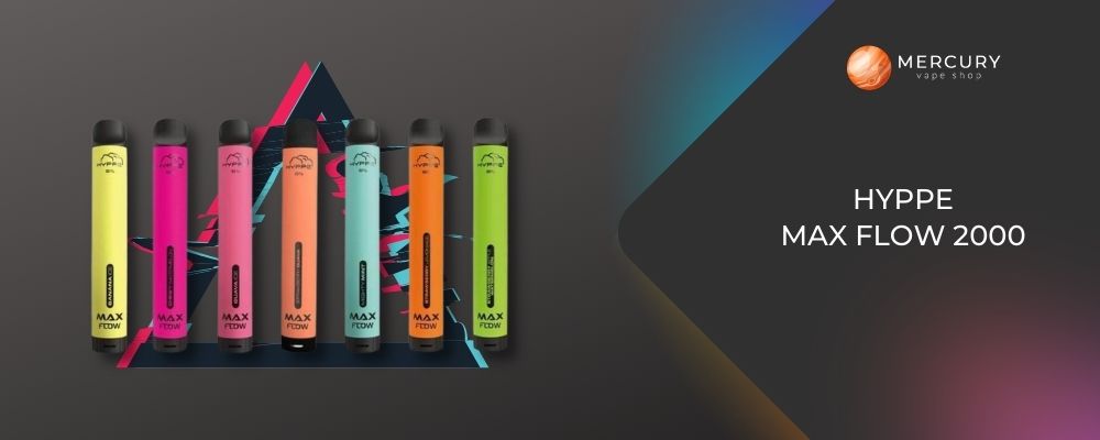 Hyppe Max Flow - одноразовая электронная сигарета на 2000 затяжек