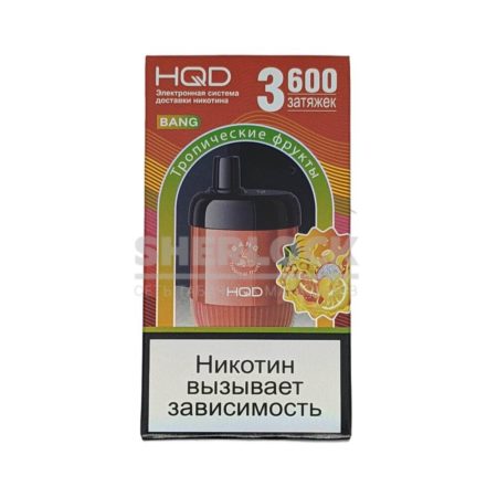 Электронная сигарета HQD BANG 3600 (Тропические фрукты)