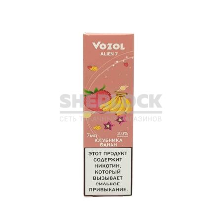 Электронная сигарета VOZOL ALIEN 7 2500 (Клубника Банан)