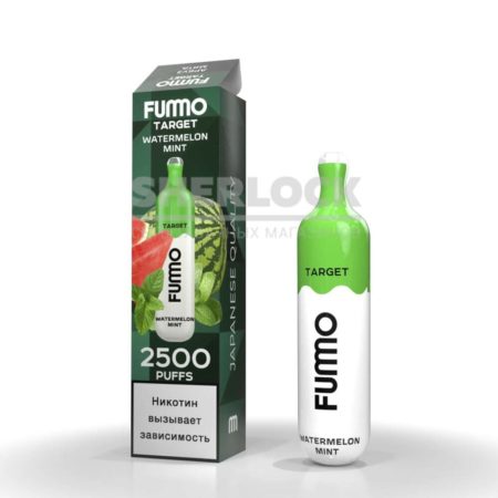 Электронная сигарета Fummo TARGET 2500 (Арбуз-мята)