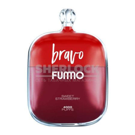 Электронная сигарета Fummo BRAVO 4000 (Сладкая Клубника)