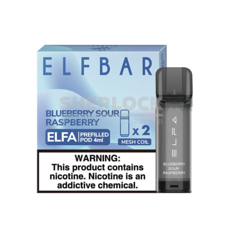 Картридж Elf Bar Elfa - Blueberry Cotton Candy (Черничная Сахарная вата)