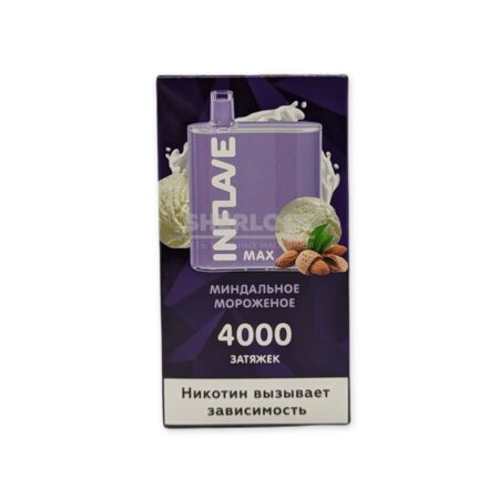 Электронная сигарета INFLAVE MAX 4000 (Миндальное Мороженое)