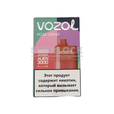 Электронная сигарета VOZOL ALIEN 3000 (Роза личи)