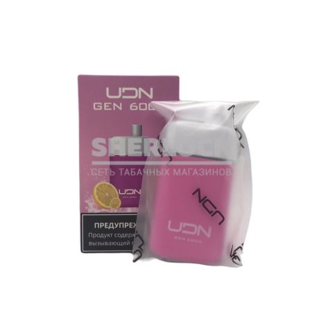 Электронная сигарета UDN GEN 6000 (Розовый Лимон)