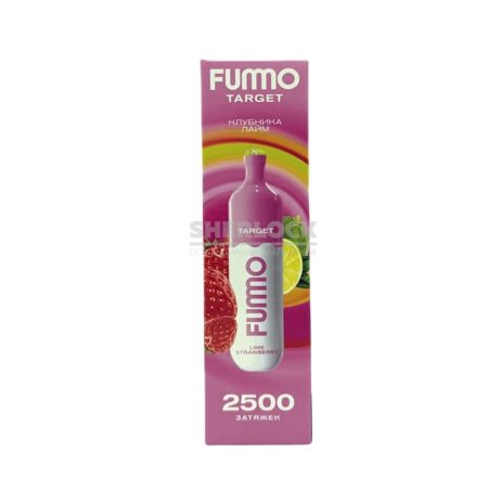 Электронная сигарета Fummo TARGET 2500 (Клубника Лайм)