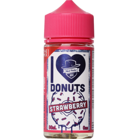 Жидкость Mad Hatter I Love Donuts Strawberry Shortfill (100 мл)