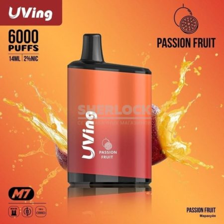 Uving M7 Passion fruit (Маракуйя) 6000 затяжек