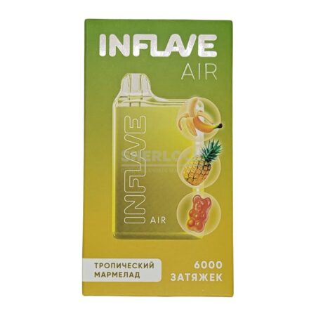 Электронная сигарета INFLAVE AIR 6000 (Тропический мармелад)
