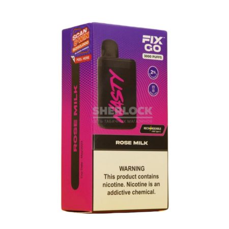 Электронная сигарета NASTY FIX GO 3000 (Розовый милкшейк)