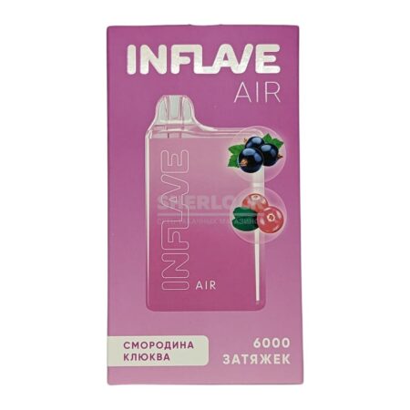 Электронная сигарета INFLAVE AIR 6000 (Смородина Клюква)