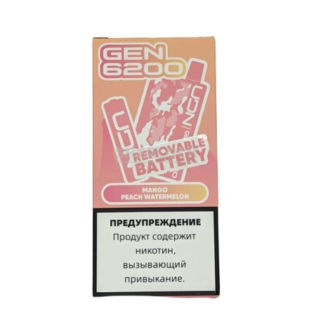 Электронная сигарета UDN GEN 6200 (Манго персик арбуз)
