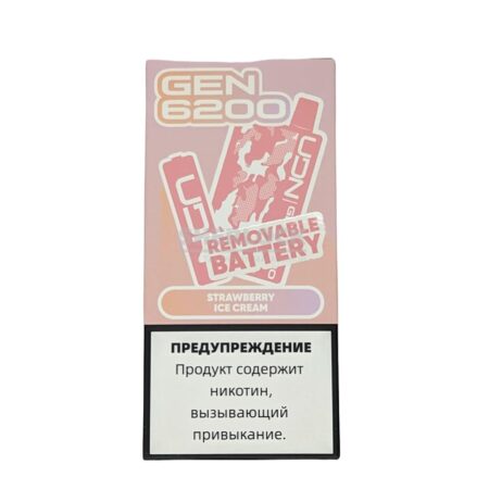 Электронная сигарета UDN GEN 6200 (Клубничное мороженое)