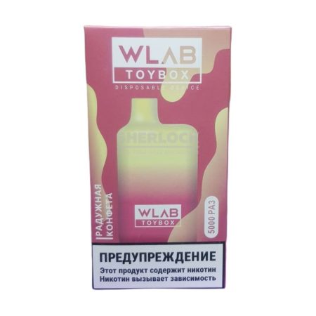 Электронная сигарета WLAB TOYBOX 5000 (Радужная конфета)