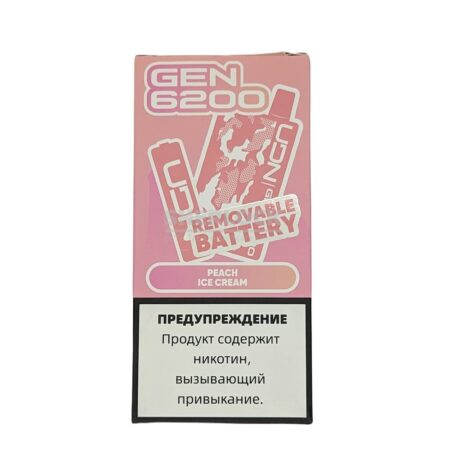 Электронная сигарета UDN GEN 6200 (Персиковое мороженое)