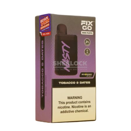 Электронная сигарета NASTY FIX GO 3000 (Сливочный табак)