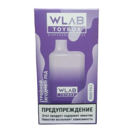 Электронная сигарета WLAB TOYBOX 5000 (Тройной ягодный лёд)