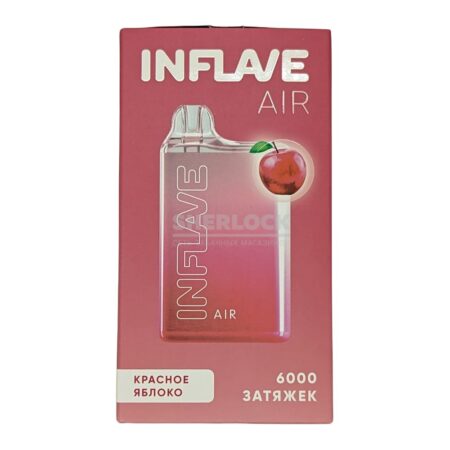 Электронная сигарета INFLAVE AIR 6000 (Красное яблоко)