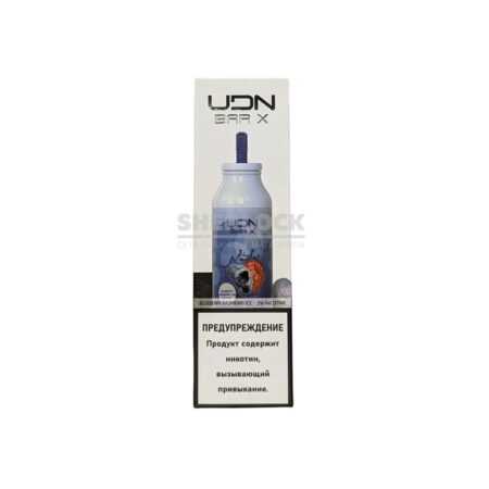 Электронная сигарета UDN BAR X 7000 Blueberry Raspberry Ice (Черника Малина Лед)