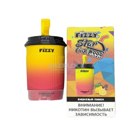 Электронная сигарета FIZZY STAP CAP 8000 (Вишневый лимон)