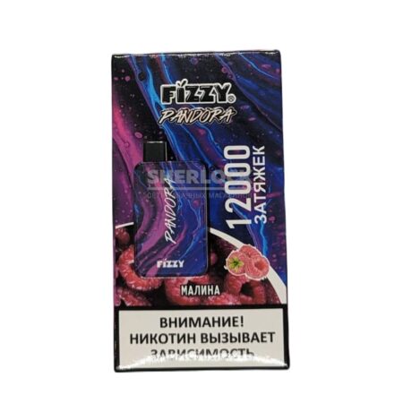 Электронная сигарета Fizzy Pandora 12000 (Малина)
