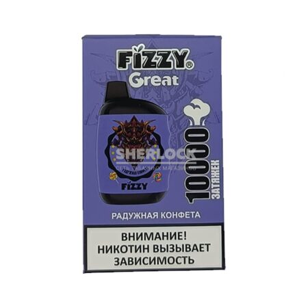 Электронная сигарета FIZZY GREAT 10000 (Радужные конфеты)