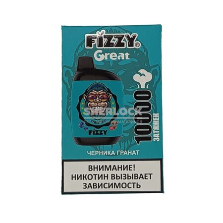 Электронная сигарета FIZZY GREAT 10000 (Черника гранат)