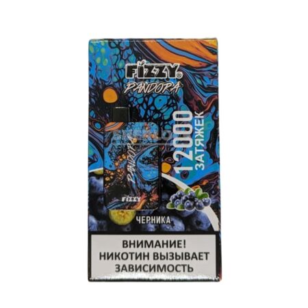 Электронная сигарета Fizzy Pandora 12000 (Черника)