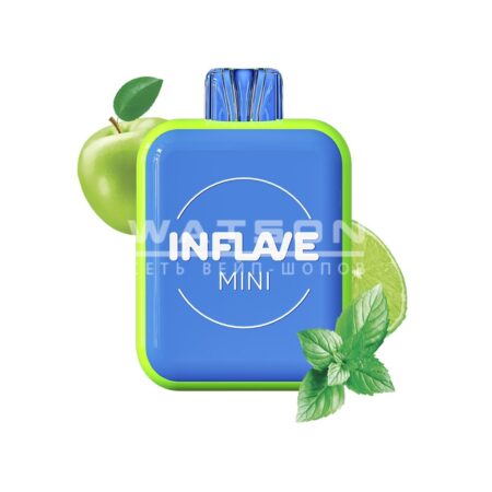 Электронная сигарета INFLAVE MINI 1000 Apple Lime Mint (Яблоко Лайм Мята)