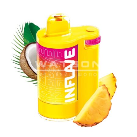 Электронная сигарета INFLAVE SPIN 8000 Pineapple Coconut (Ананас Кокос)