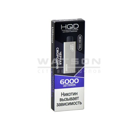Электронная сигарета HQD ULTIMA 6000 (Черная смородина)