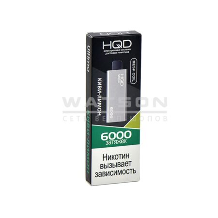 Электронная сигарета HQD ULTIMA 6000 (Киви лимон)
