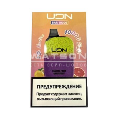 Электронная сигарета UDN BAR 10000 (Маракуйя фрукт грейпфрут)
