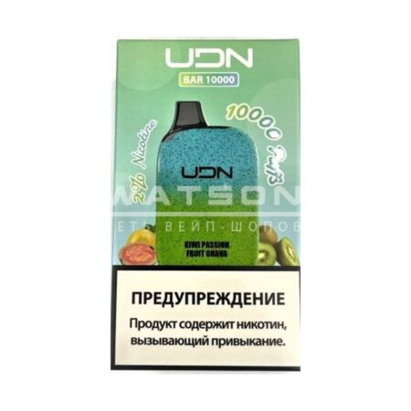 Электронная сигарета UDN BAR 10000 (Киви маракуйя фрукт гуава)