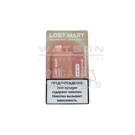 Электронная сигарета LOST MARY BM5000 (Холодный персиковый чай)
