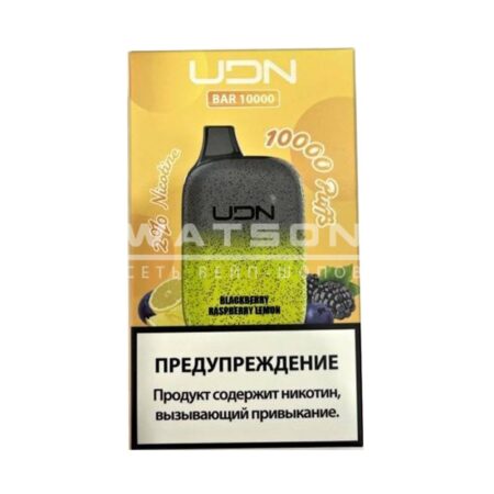 Электронная сигарета UDN BAR 10000 (Ежевика черника лимон)