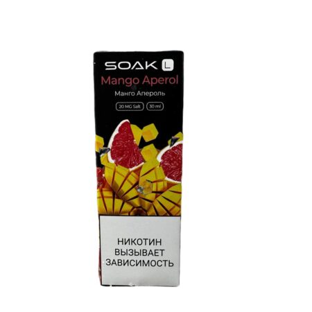 Жидкость SOAK L (Манго апероль) 30 мл 2% (20 мг/мл)