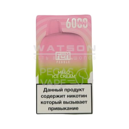 Электронная сигарета FLUM PEBBLE 6000 (Мороженое Мело)