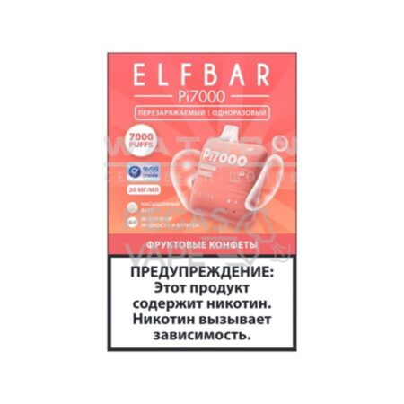 Электронная сигарета ELF BAR Pi 7000 (Фруктовые конфеты)