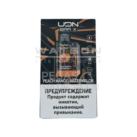Электронная сигарета UDN BAR X3 7000 (Персик манго арбуз)