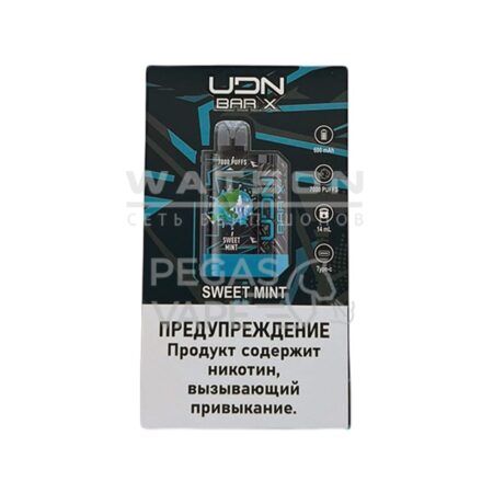 Электронная сигарета UDN BAR X3 7000 (Мята)