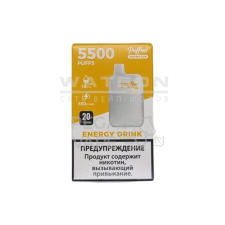 Электронная сигарета PUFF MI DX 5500 (Энергетик)
