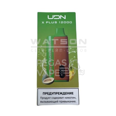 Электронная сигарета UDN X PLUS 12000 (Банан Дыня)